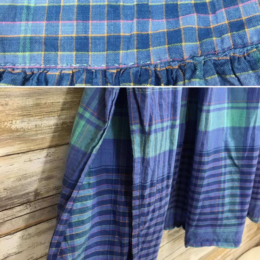 Vintage ESPRIT plaid cotton skirt - Picture 5 of 5